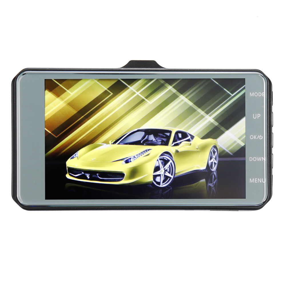 4.0 Inch Touch Fhd 1080P Dual Lens Car Dvr Reversing Camera Video Dash Cam Recorder 6035182732733