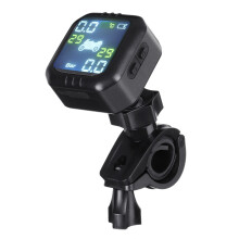 Nieuwe Waterdichte LCD Display TPMS Motorfiets Real-Time Bandenspanning Monitor Systeem Draadloze Interne Sensor