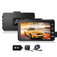Neuer 3-Zoll-Motorrad-Fahrrekorder Dual-Linsen-Motorrad-DVR-Dashcam Front- und Rückkamera mit G-Sensor