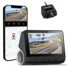 V55/V55+ 4K Dashcam Auto DVR 2160P GPS ADAS 24H Parkunterstützung Rückkamera Nachtsicht Sprachansage APP-Steuerung
