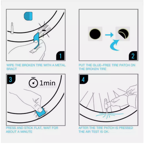 Bicycle Tyre Repair Kit Inner Puncture Patch Cycle Repair 1