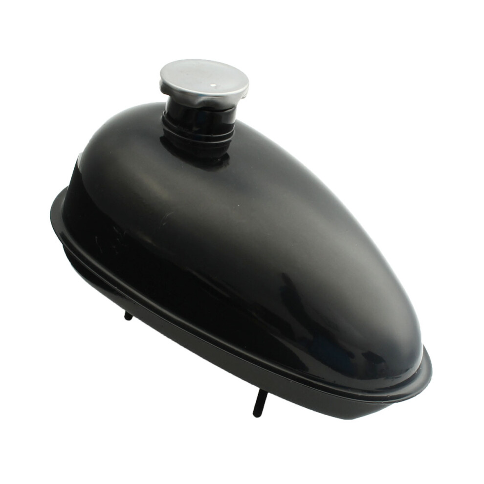 New 3L Motorized Bicycle Fuel Gas Tank With Cap For 80Cc 60Cc 66Cc 49Cc Black 762179079361