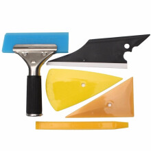 5pcs Kit de Ferramentas para Instalação de Filme e Envelopamento de Janelas de Carro com Raspador de Contorno