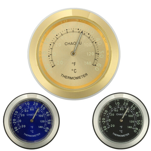 Motorcycle Handlebar Thermometer Dial Waterproof Temp Gauge 1