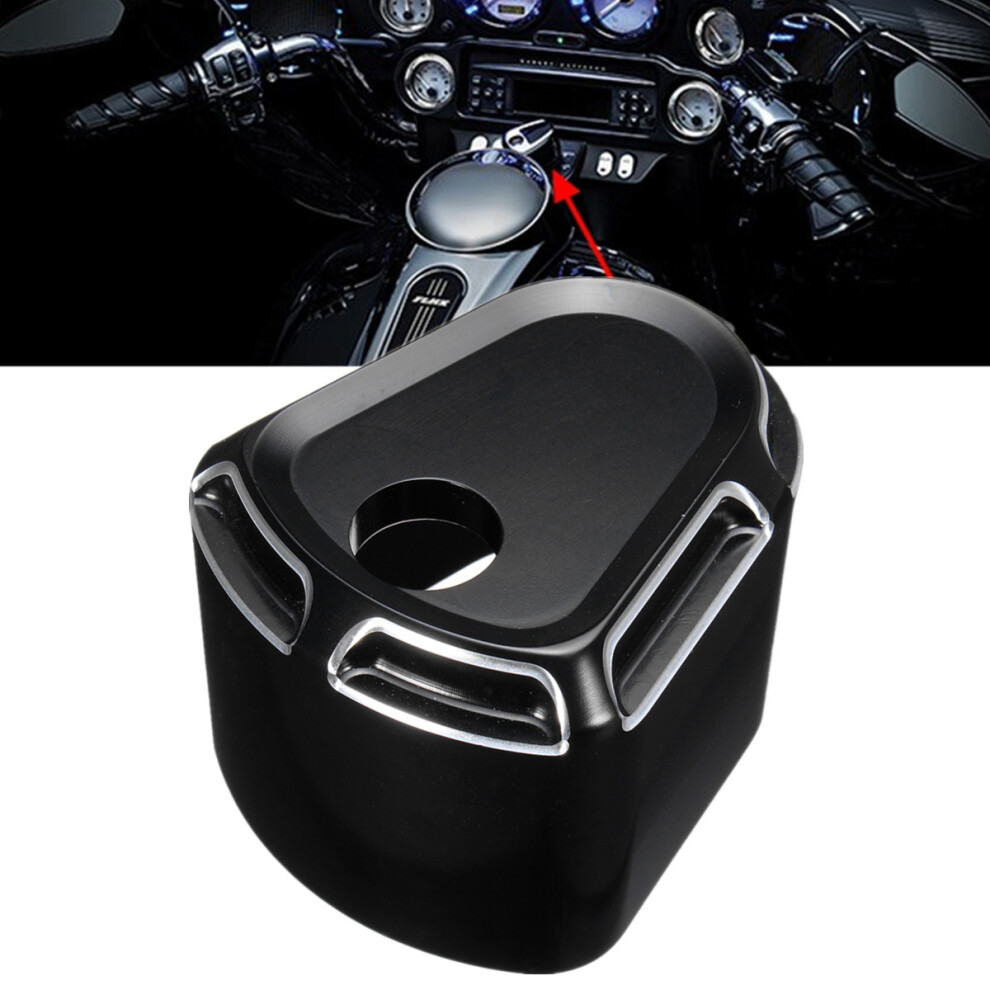 Aluminum Ignition Switch Cover For Harley Street Road Glide 07-13 762179053385