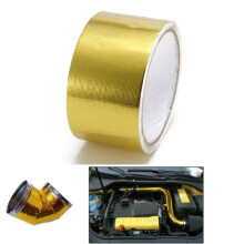 Nieuwe 500 Graad Gouden Warmte Koel Reflecterende Tape Wikkel 2 Inchx5 m Prestatie Warmtebescherming