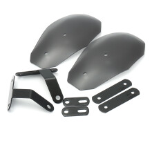 Neue Motorrad-Handschutz Lenker-Handschützer Windabweiser Schutzschild für Harley Honda Custom
