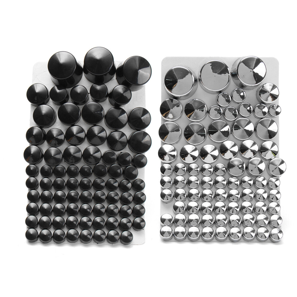 New 87Pcstoppers Bolt Cap Abs For Harley Davidson Softail Twin Cam 1984-2006 762179072416