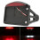 New Motorcycle License Plate with LED Tail Light Horizontal SidE Mount Bracket 1