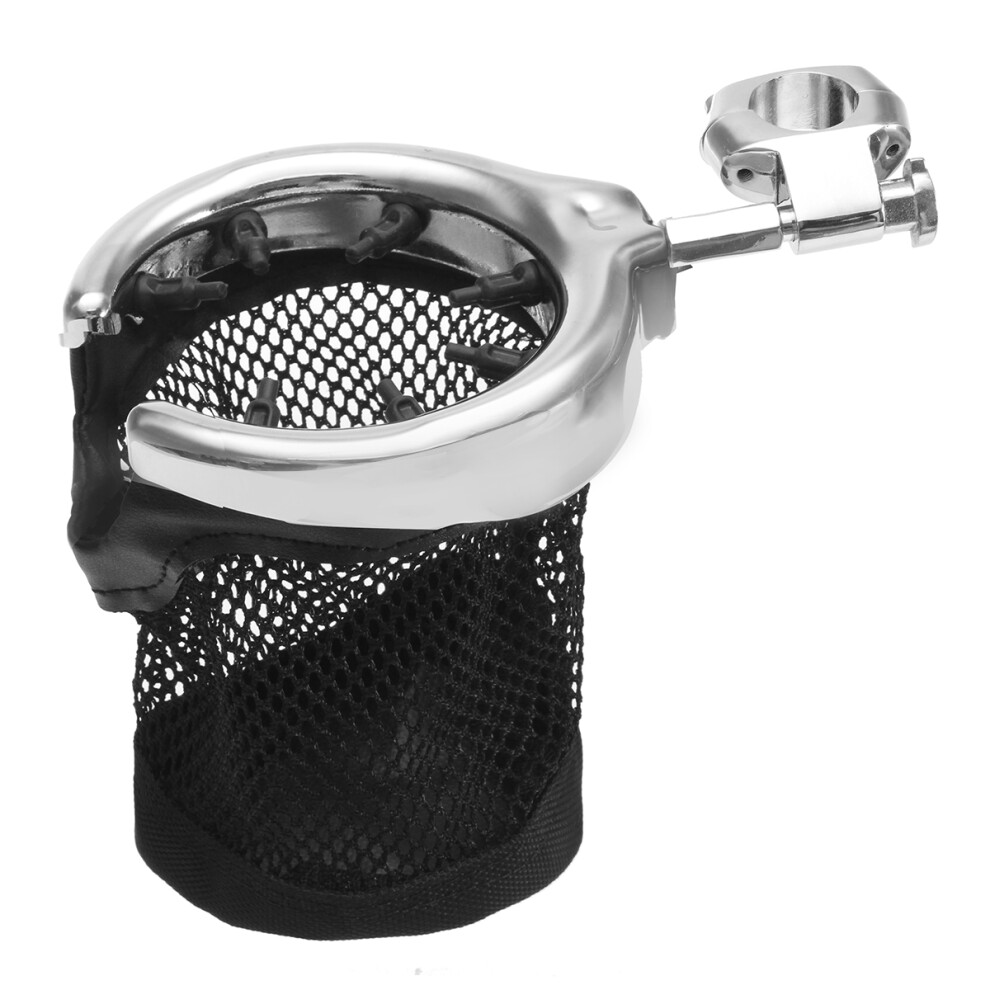 New Motorcycle Handlebar Drink Cup Holder Metal Universal For Harley Davidson