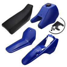 Neues Motorrad Vorder- und Hinterkotflügel Karosserie Sitz Benzintank Kunststoff-Kit für Yamaha PW80 Peewee