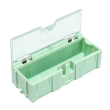 Neues 10-teiliges SMT SMD Kit Lab Chip Komponenten Werkzeug Schrauben Aufbewahrungsbox Gehäuse Kunststoff Grün