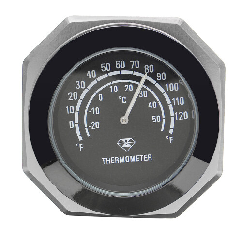New 7/8 1" Motorcycle Accessory Handlebar Mount Clock Watch & Thermometer" 2