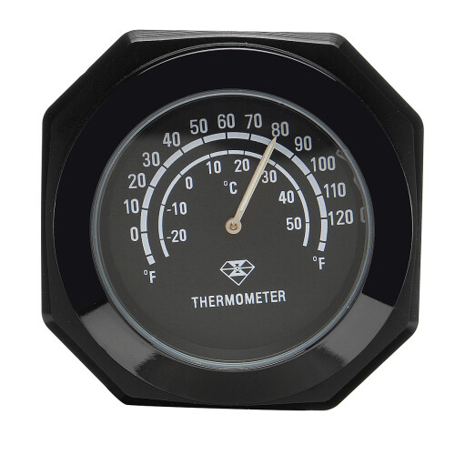 New 7/8 1" Motorcycle Accessory Handlebar Mount Clock Watch & Thermometer"