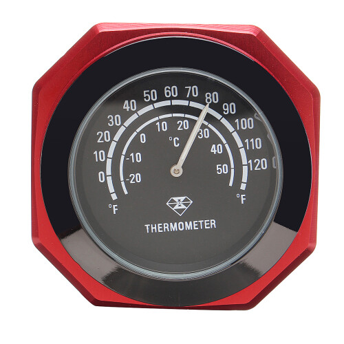 New 7/8 1" Motorcycle Accessory Handlebar Mount Clock Watch & Thermometer" 1