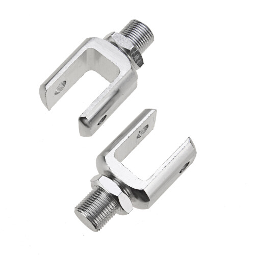 Neue 2 Stück Stoßdämpferadapter Clevis-Kopf U-Typ Ende Motorrad Roller 2