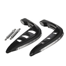 Neue Paar Motorrad Amber LED Licht Handschutz Protector für Offroad ATV Lenker