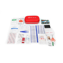 Nuovo kit di pronto soccorso da 215 pezzi borsa di emergenza per casa, auto e attivitÃ  all'aperto, set guida della Croce Rossa Americana