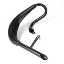 Nuovo Silenziatore di Scarico per Parti del Motore a Benzina da 50cc 60cc 80cc per Bicicletta Riduce il Rumore
