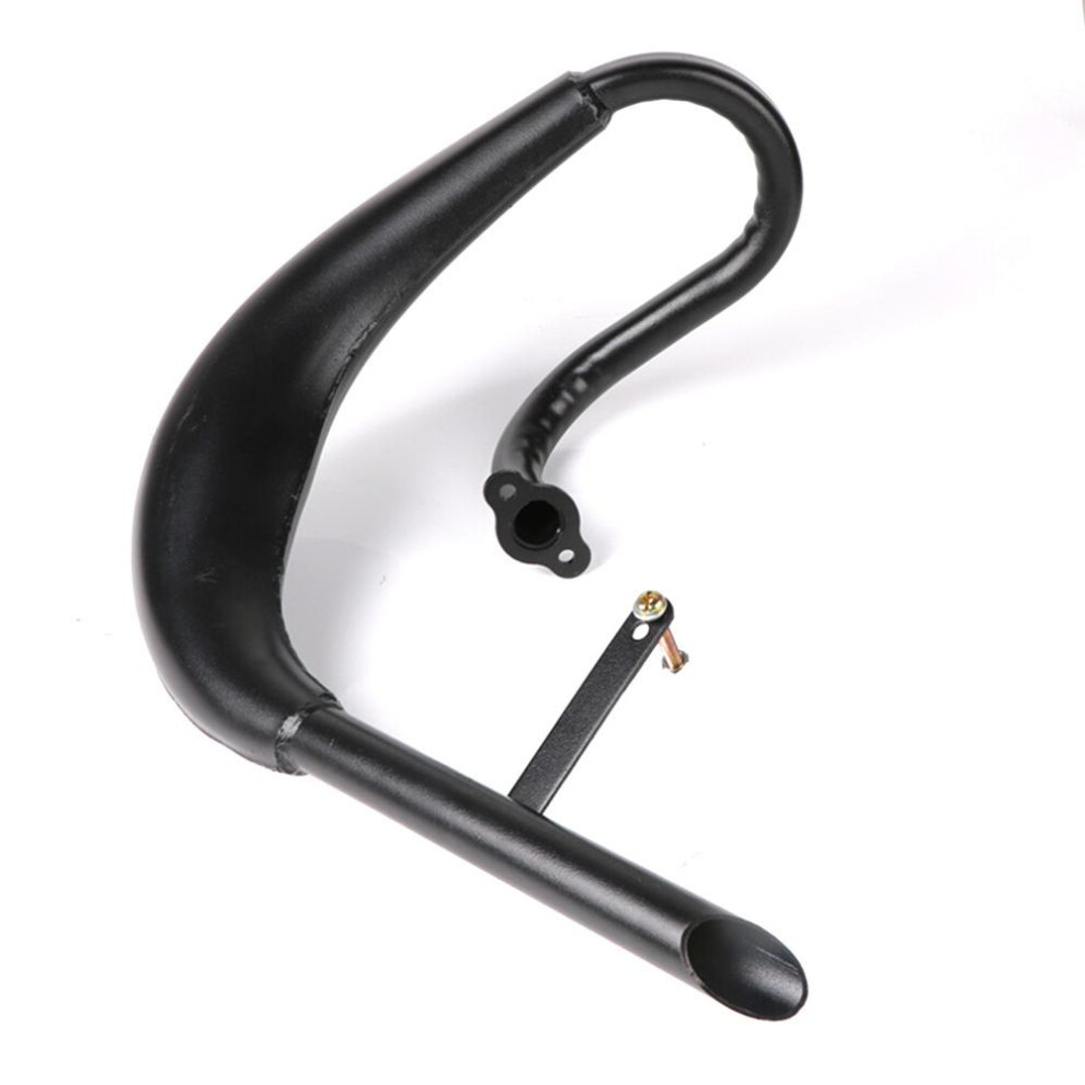 New Exhaust Muffler Pipe For 50Cc 60Cc 80Cc Bike Gas Engine Motor Parts Reduce Noise 762179092605