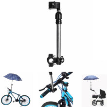 Neuer ausziehbarer Regenschirmhalterständer für Babywagen Kinderwagen Fahrräder Rollstühle Halterung für Scooter
