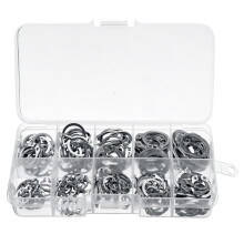 Neue 200 Stück Box mit 304 Edelstahlwelle und Sicherungsring C-Typ Sicherungsring M8-M18