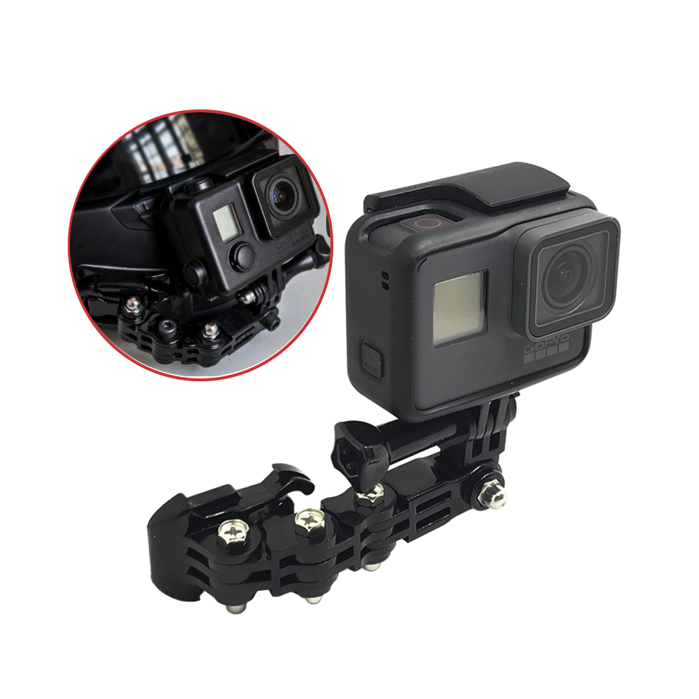 Sport Action Camera Helmet Bracket Chin Adjustment Arm Multi-Function Fixed Adjustment Accessories For Gopro Hero Yi Action Sjcam Black 762179031765