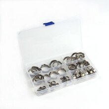 Neue 45 Stück Ohrlose Schlauchschellen 304 Edelstahl Einzelset 5. 8–23. 5 mm