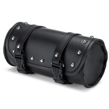Nuova Borsa da Moto Universale in PU Pelle Nera Borsa da Sella Valigia Pannier Borsa per Attrezzi