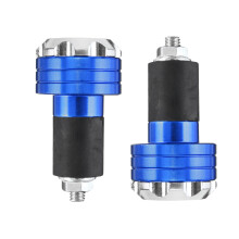 Neue 2 Stück 7/8 Zoll 22 mm Motorradgriff Lenkergriffe Endkappen Plugs Aluminium
