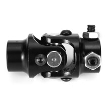 Neue 3/4–36 Spline x 3/4" DD Schwarze Universelle Lenksäule U-Gelenk Rat Rod