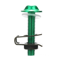 Neue 10 Stück M6 Motorradschrauben Spire Speed Befestigungsclips Schrauben Federmuttern 6*30 mm