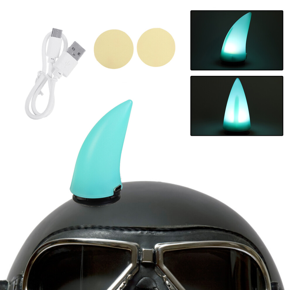 Motorcycle Helmet Headwear Accessories Suction Cups Devil Horns Decor Muti-Color 762179040736