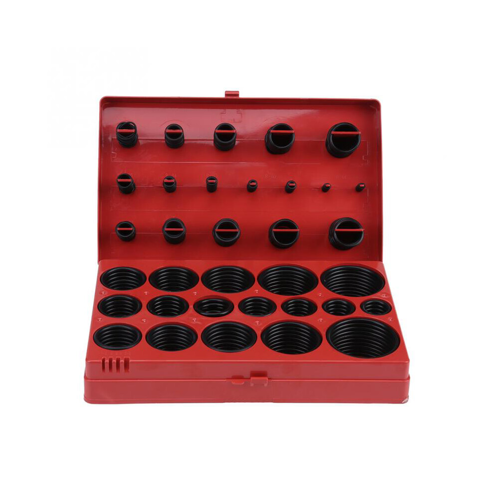 New 419Pcs Rubber O Ring Kit Metric Grommet Seal Plumbing Garage O-Ring Assortment 762179067436
