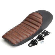 New Hump Cafe Racer Vintage Seat Black Brown For Honda CB 400 550 750