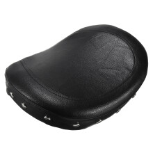 New Motorcycle Rear Back Seat Leather Pad Cushion Backrest For Harley Chopper Bobber
