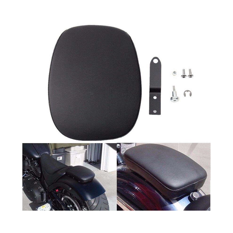 New Rear Seat Pillion Cushion Passenger Pad For Harley Sportster Xl1200 883 Black 762179085492