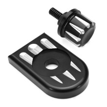 Uusi istuimen kiinnityspultti ruuvikiinnike tarran kansi Harley Dyna Street Glide Fatboy 96-15 1/4-20