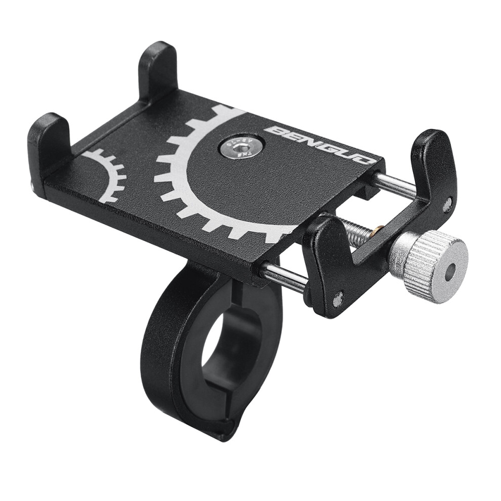 3.5-6.2 Inch Phone Gps Holder Handlebar Mount Aluminum Universal For Motorcycle Bike Scooter 762179041757