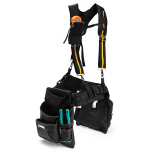 Neue verstellbare robuste Werkzeugtasche mit Gürtel und Trägern mit Handyfach und 3 Schlaufen