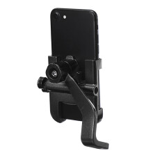 Novo Suporte de Telefone em Liga de Alumínio 360 com Instalação de Espelho para Motocicleta