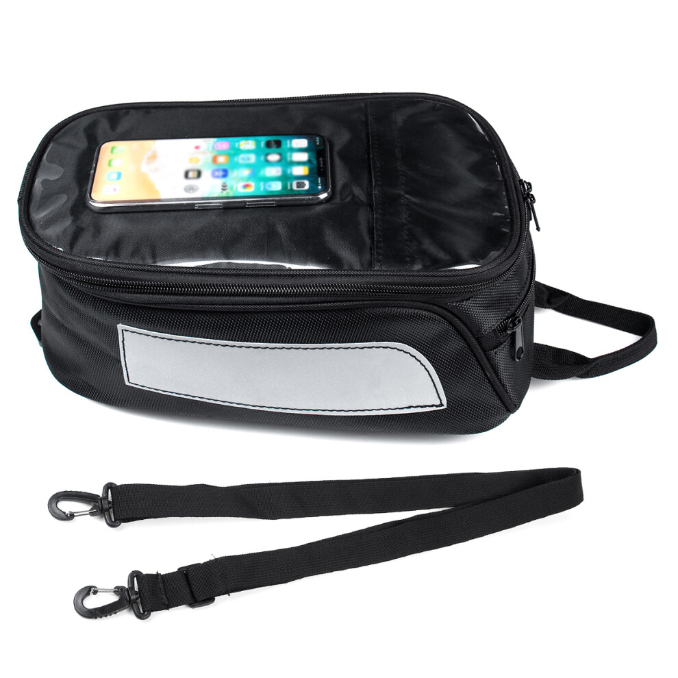 New Waterproof Expandable Touch Screen Motorcycle Tank Bag Magnetic Pouch Luggage Mobile Phones Gps Storage Racing Rear Tail Seat Saddlebag Light 762179075981