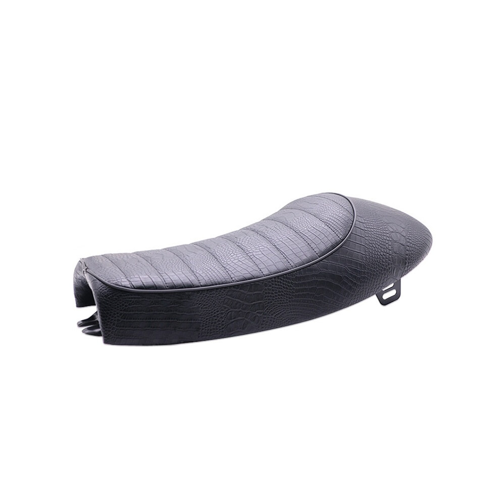 Crocodile Leather Retro Motorcycle Cg125 Seat Cushion Length 53Cm Cafe Racer Brat Seat Vintage Seat 6900068616769
