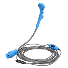 Neues 12 V Auto Camping Duschsprühpumpen-Kit Tragbare Outdoor Reise Wandern Reinigung Schnell