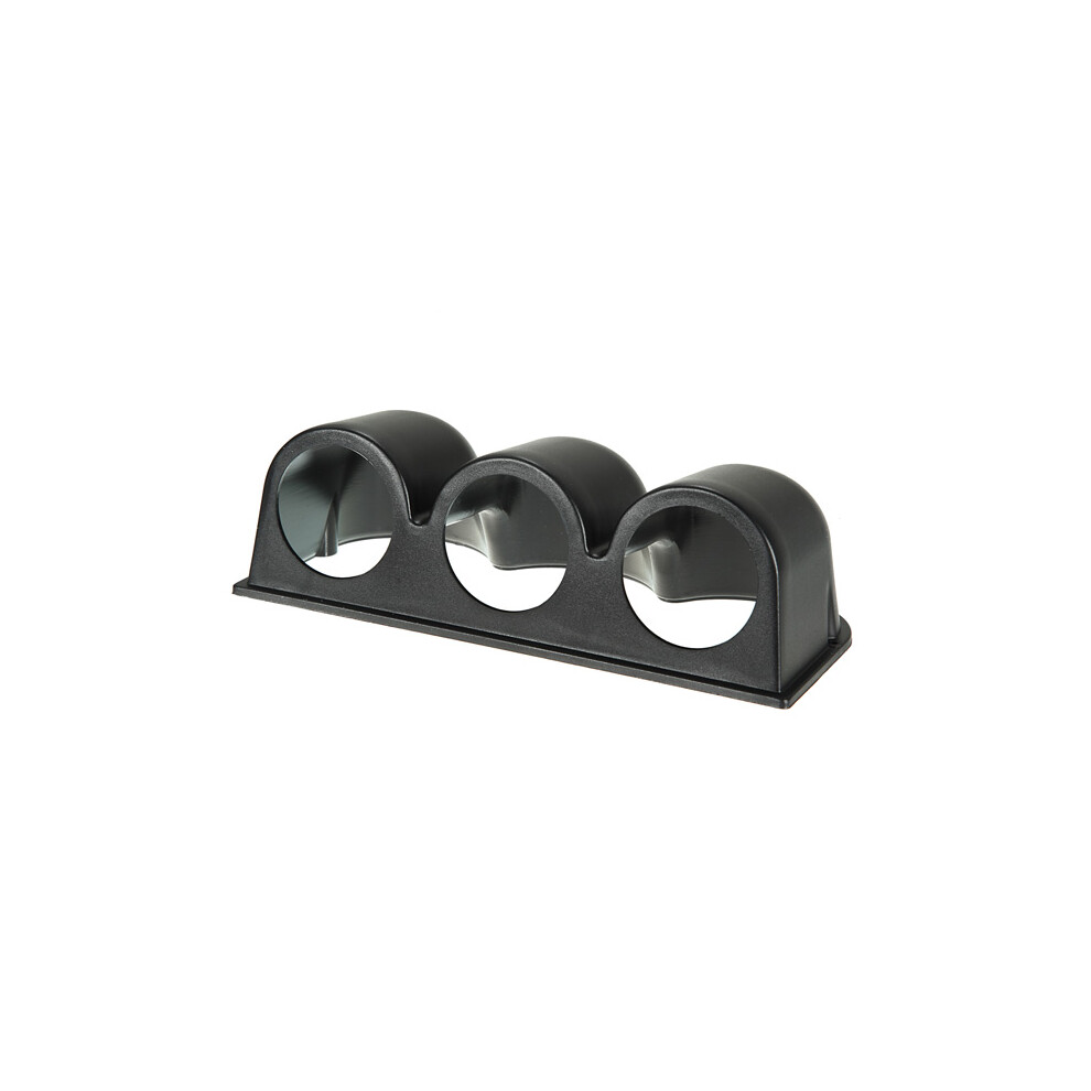 New 52Mm 2 Inch 3 Triple Gauge Meter Holder Cup Dash Pillar Mount Pod Black 762179077176