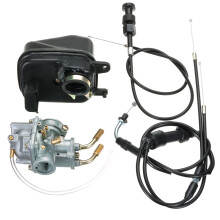 New Carburetor Carby+Air Filter+Throttle+Choke Cable For YAMAHA PEEWEE YZinger PW50