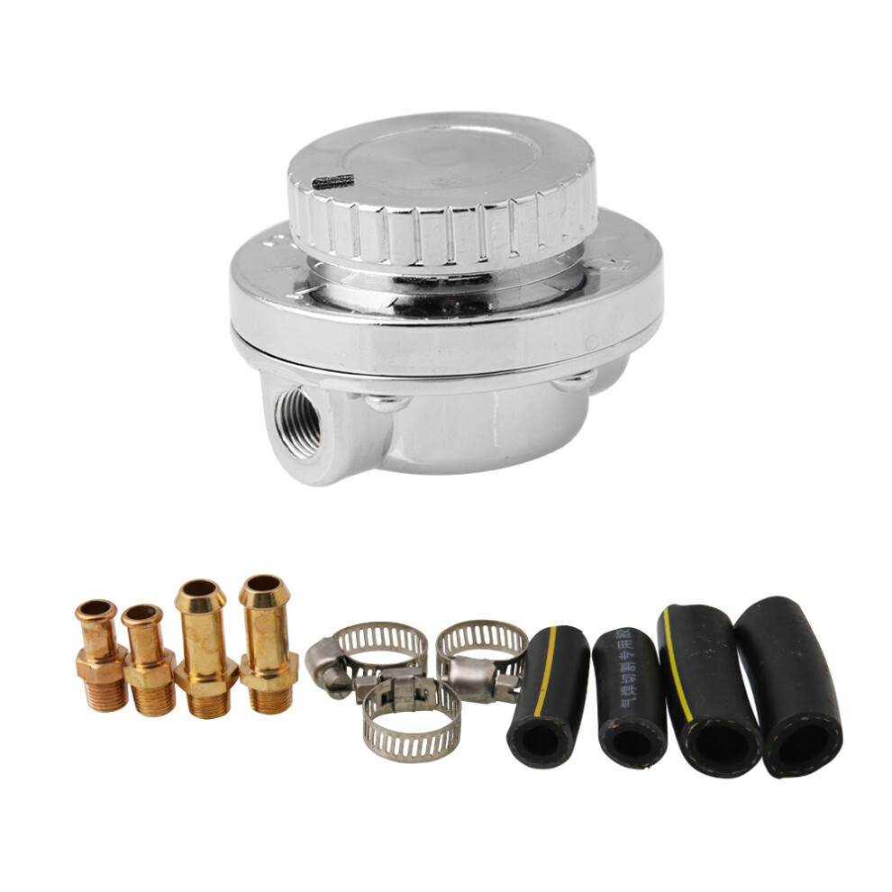 Fuel Pressure Regulator Kit Adjustable Universal For Carburetor Engine 349938693459