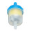 Filtro carburante per moto ATV blu e bianco 4