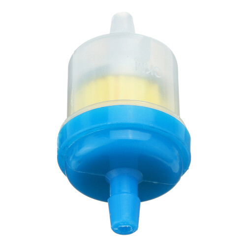 Filtro carburante per moto ATV blu e bianco 2