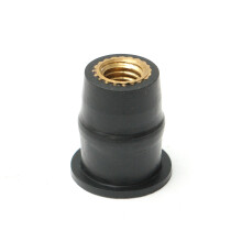Neue 10 Stück M5 5 mm metrische Gummi-Wellnuts Windscreen Motorrad-Windschutzscheibenverkleidung